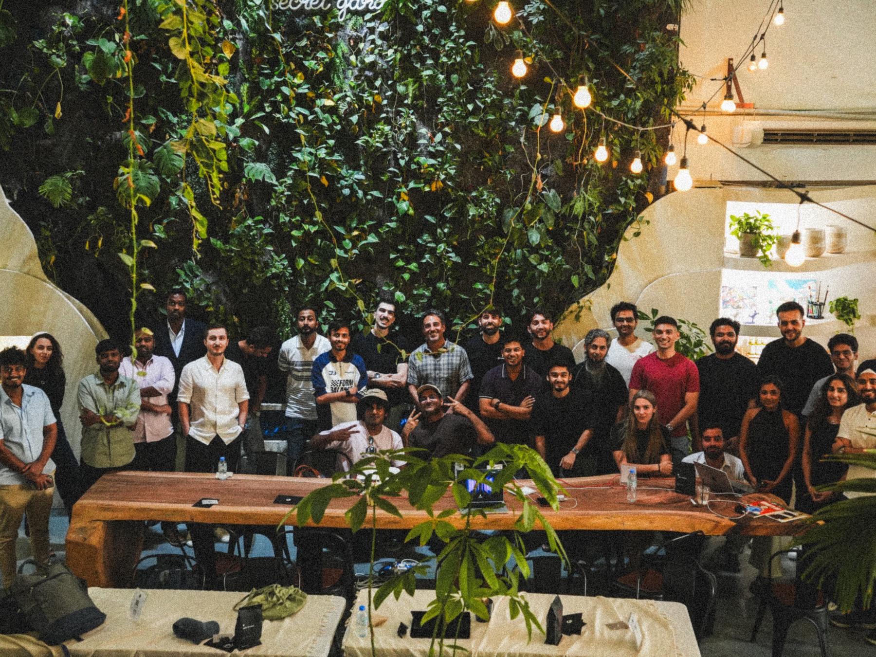Group photo from Cafe Cursor Dubai